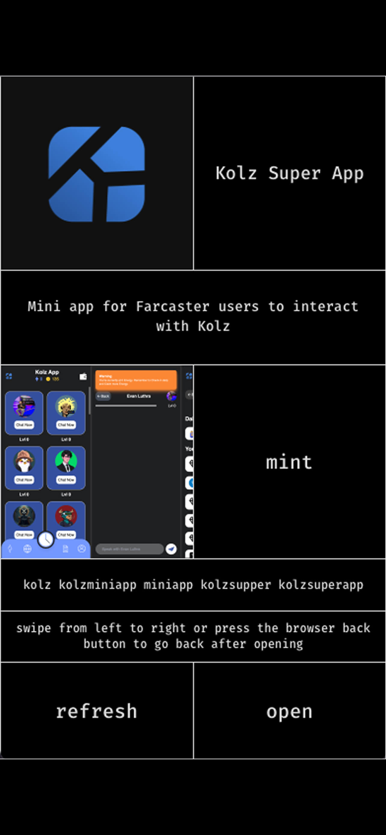 discover farcaster mini apps - Farcaster Mini Apps screenshot